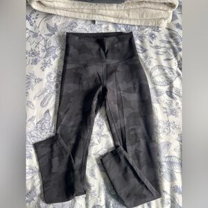 lululemon athletica Black Camo Leggings